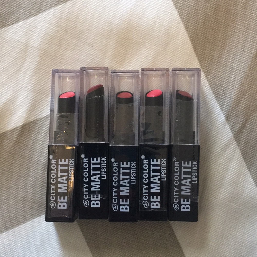Shades of RED City Color Be Matte Lipsticks!!